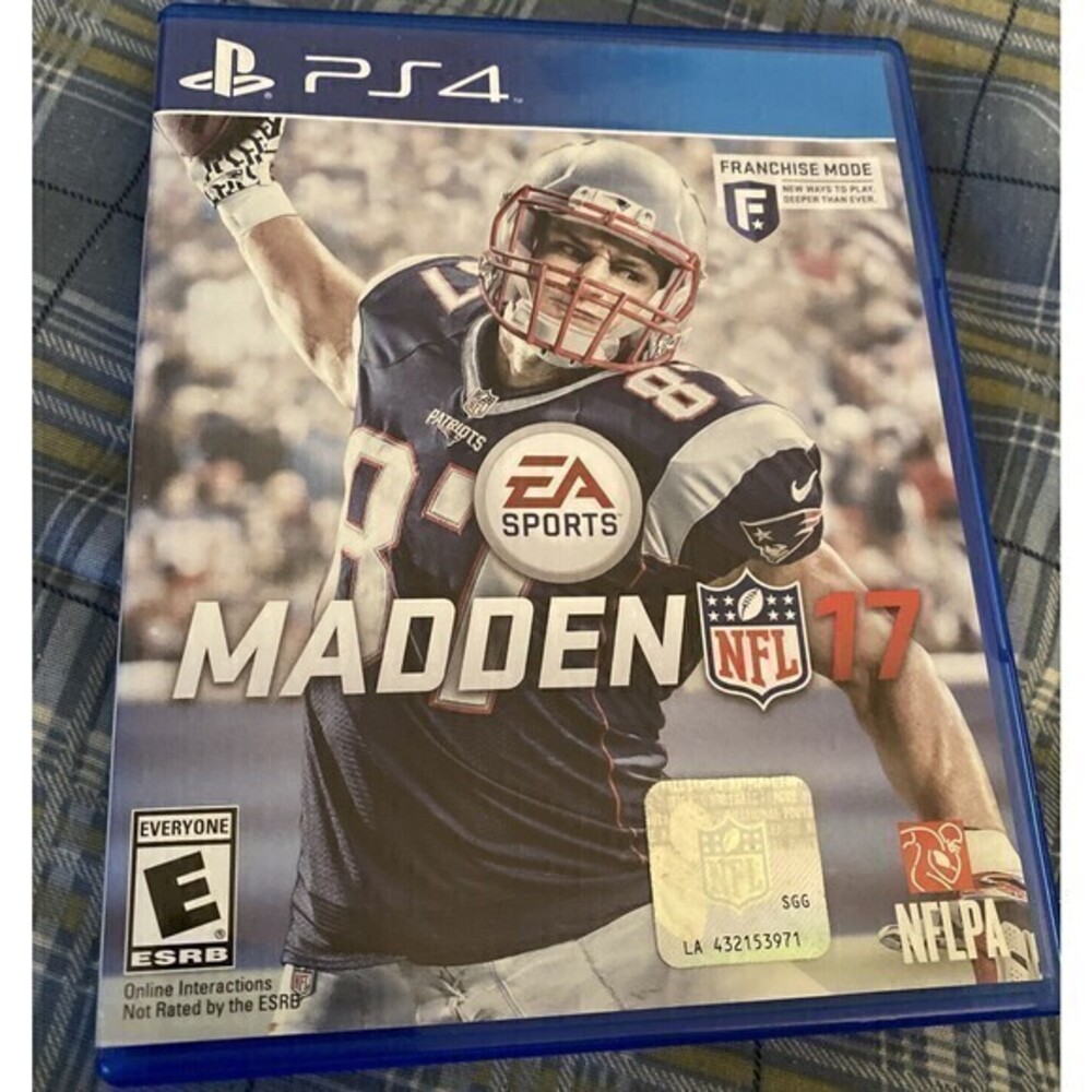 Madden NFL 17 Playstation 4‎ PS4 NFL Football 2017 No Manual FREE SHIPPING